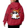 Women's Hooded Gradient Printed Long Sleeved Sweatshirt Loose Women's Sweatshirt  Sweatshirt