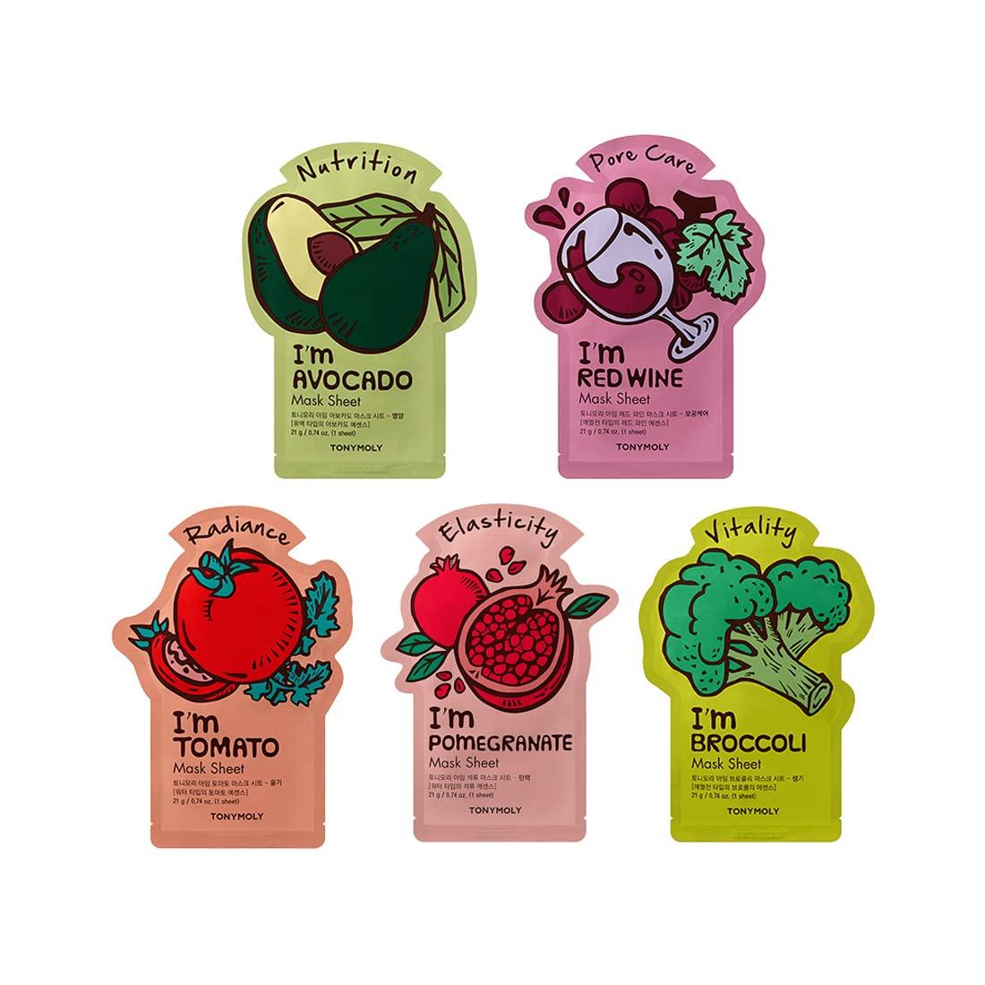 

Tonymoly I M Real Super Food Sheet Mask Set (Pack of 5)