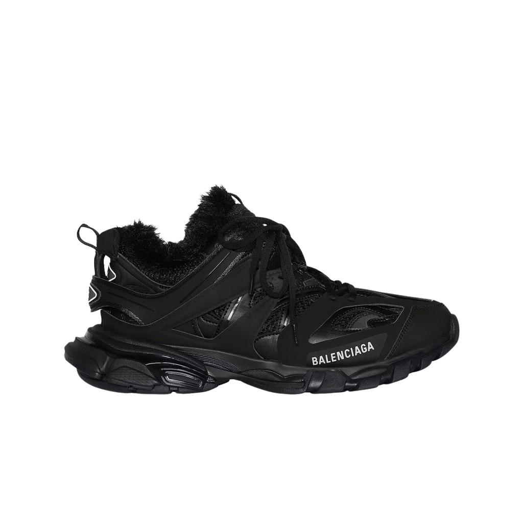 Balenciaga Track Sneakers Black Fur