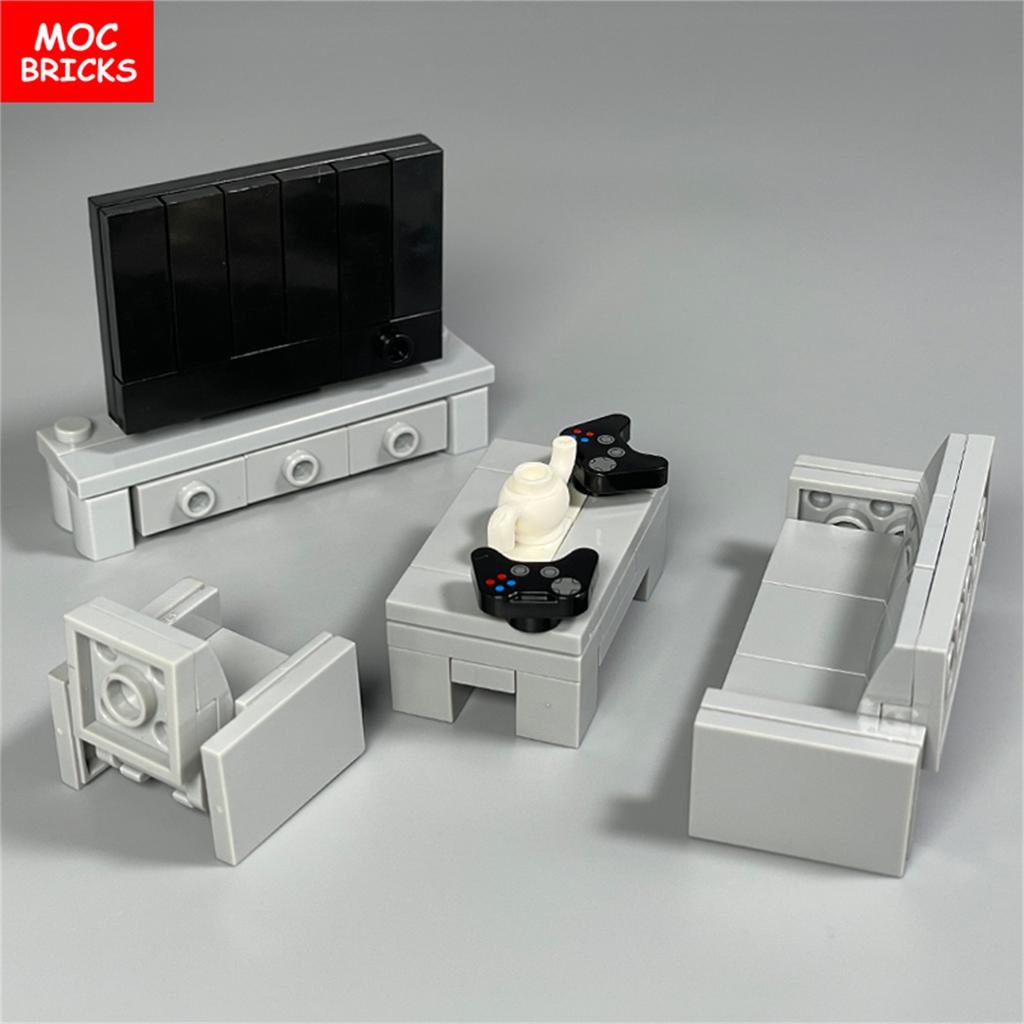 Non-Toxic Moc Bricks Mini Gamepad About 1Cm Utensil Video Controller Building Blocks 6275176 53118Pb01 Room House Decoration Kids Toys