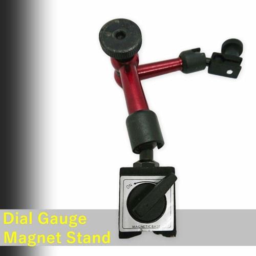 Auple Magnetic Stand for Dial Gauges, Lathes, and Leverage, Zinc Alloy Flexible Magnetic Base (Medium (19cm))