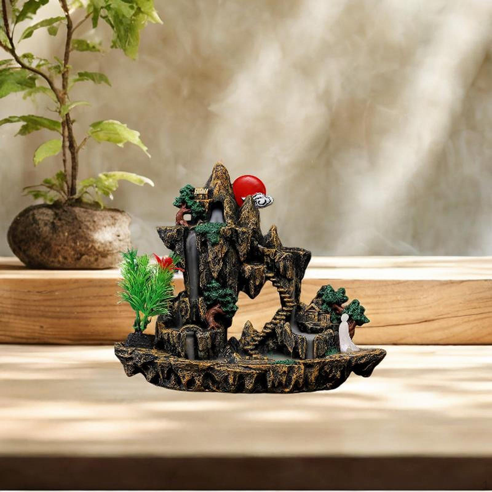 

Горный водопад обратный поток курильница для благовоний украшение стола домашний декор столешница для рукоделия B