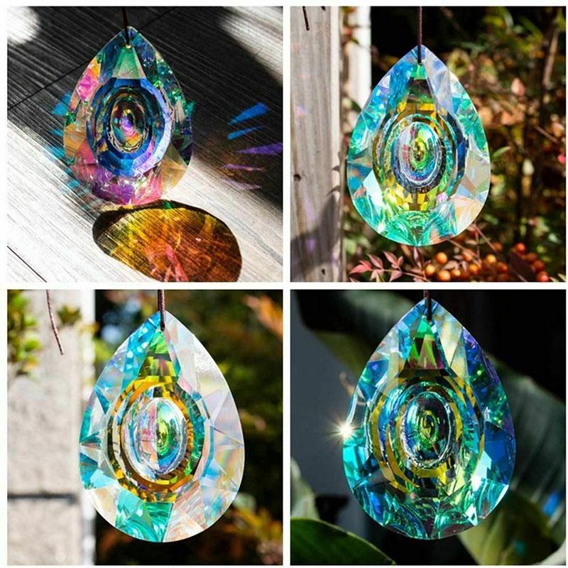 1PC závěsné krystaly Prism Suncatcher Lustrové díly pro dekoraci oken