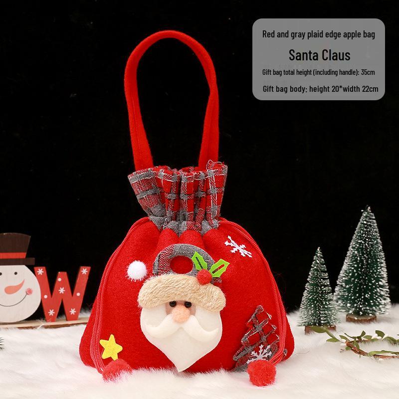 Christmas Eve Apple Candy Gift Tote & Packaging Bag