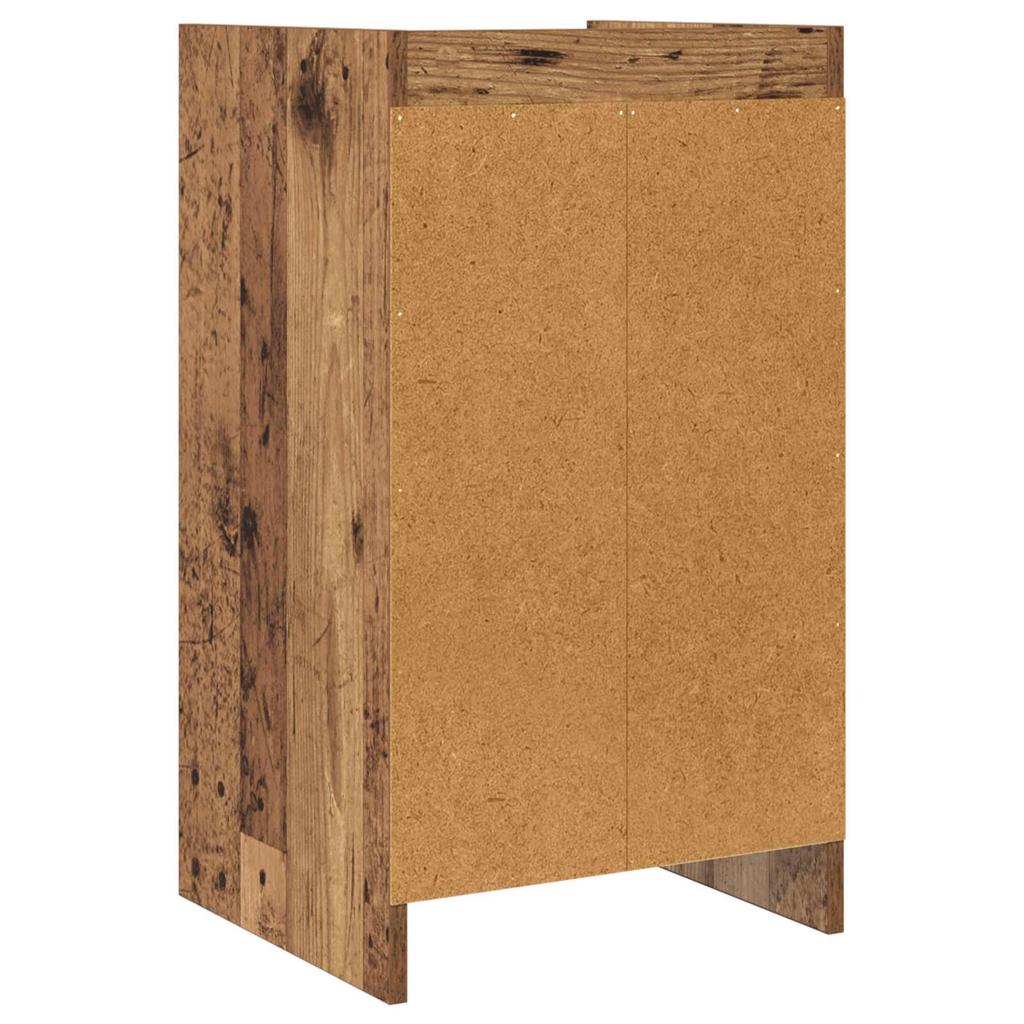 Nightstand Reclaimed Wood Look 40 x 36 x 70 cm Engineered Wood