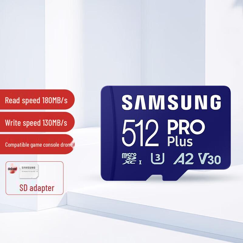 Samsung PRO Plus 512GB TF MicroSD Card