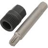 Alternator Pulley Wrench Kit - Efficient Tool for Removing and Replacing Pulleys - Sturdy Steel Material -,- 33 Teeth Spline Socket Drill Bit Puller