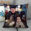 Custom Crash Landing On You Hyun Bin KPOP Pillowcase 45X45cm Wedding Decorative Eco-Friendly Cotton Linen Fabric Pillow Case