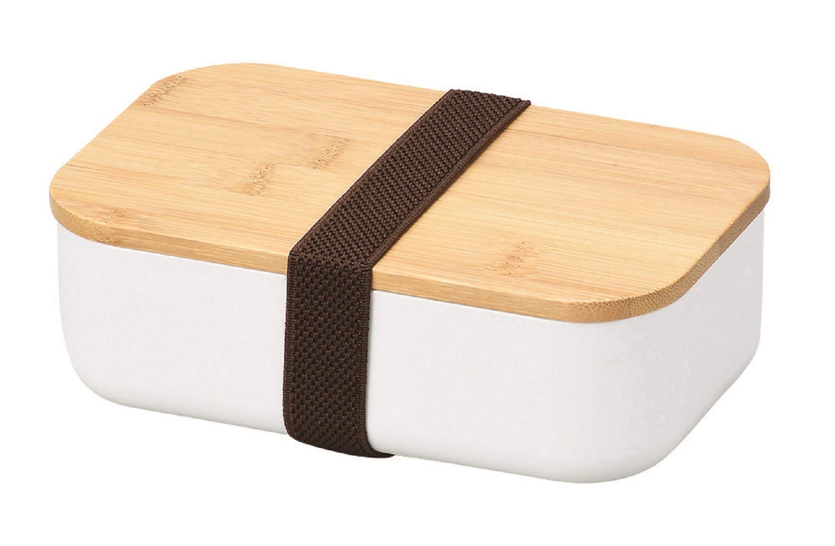 

Pearl Metal Bento Box Lunch Box 1000ml Bamboo Lid White Home Label D-461