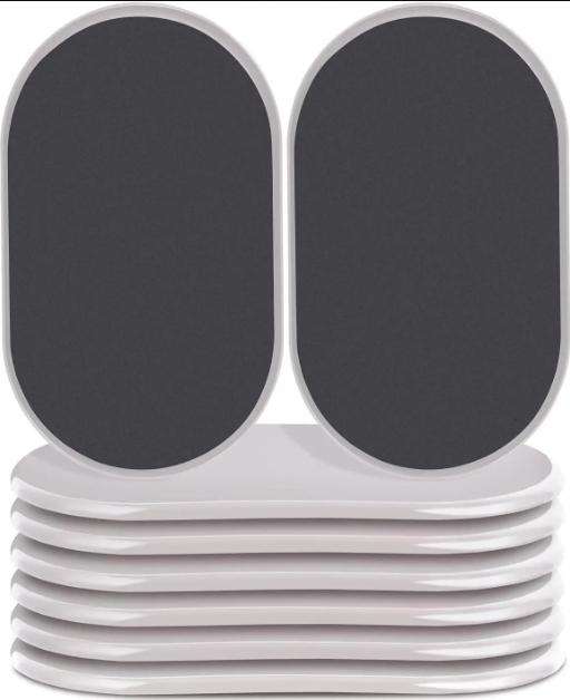 8PCS Heavy Duty Mobil Movers Reutilizabile Mobilă Mare Glisante Pat Canapea Masă Birou Mutarea Covorașe pentru Covor și Pardoseală din Lemn