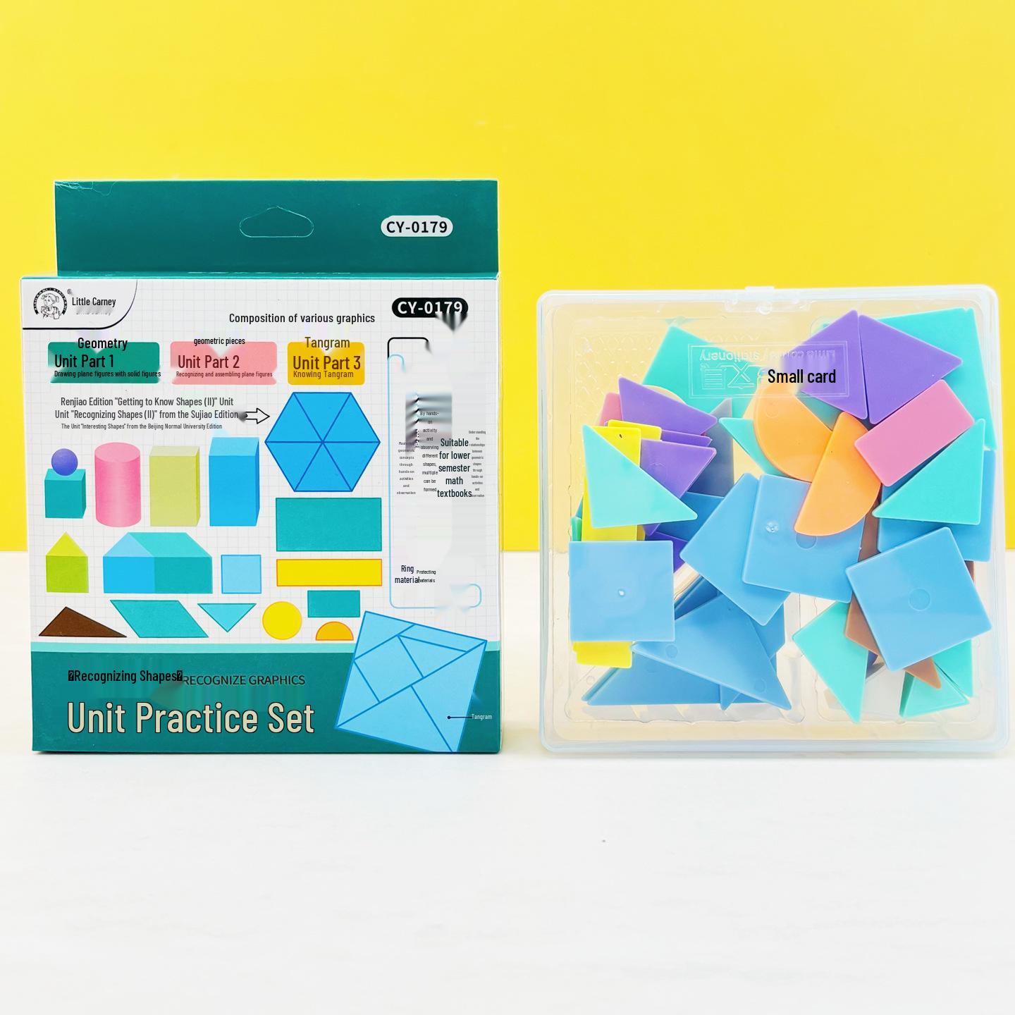 Little Kani 1st Grade Math: Shapes & Tangrams Practice Set