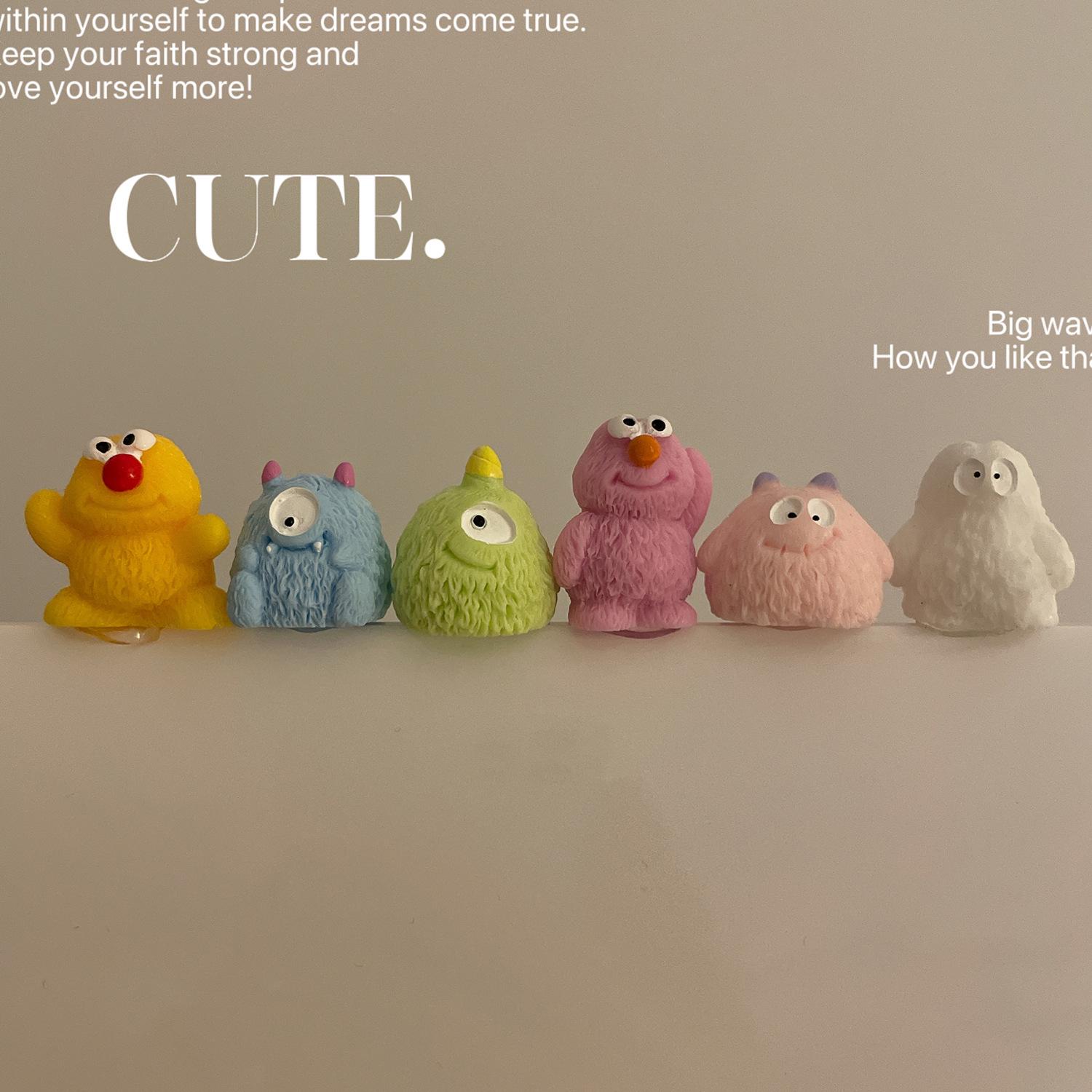 Милое украшение в виде мини-компьютера: Маленький экран Офисное украшение для снятия стресса и подарок