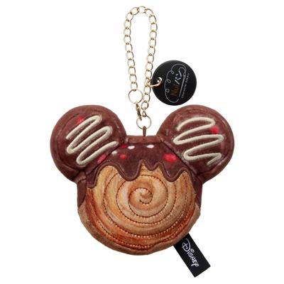Personaggio Disney Nui Bread Catena Cinturino Portachiavi Mascotte Croissant Roll Topo Mickey Peluche Altezza circa. 17 centimetri