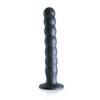 Ouch! - Silicone G-Spot Dildo with Beads - 20.5 Cm