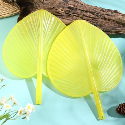 Ventilator din plastic pentru agitare a mâinii Ventilator chinezesc de epocă în formă de frunze de banană Răcire de vară