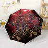 Vibrant Gaming Universe Compact Travel Automatic Umbrella Compact 8 Rib Design Compact Design for Women Men Fashion Lovers Wedding Party Gift