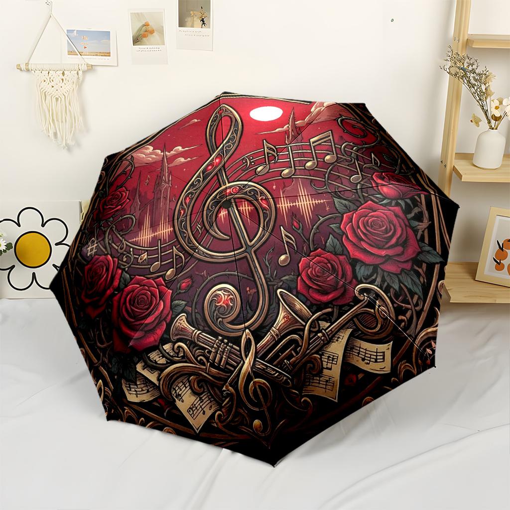 Vibrant Gaming Universe Compact Travel Automatic Umbrella Compact 8 Rib Design Compact Design for Women Men Fashion Lovers Wedding Party Gift
