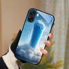 Per OPPO A6x Custodia in Vetro Protezione Fotocamera Vetro Temperato Custodia per Telefono Per Oppo A6X 4G 5G Cover Posteriore Lusso PC Rigido Antiurto Capa