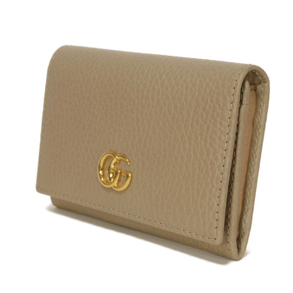 Used 9539 Double G Two-tone Card Holder 739525 CAO2G 1544 7946 Current Pink Beige Pass Case Excellent Condition GG