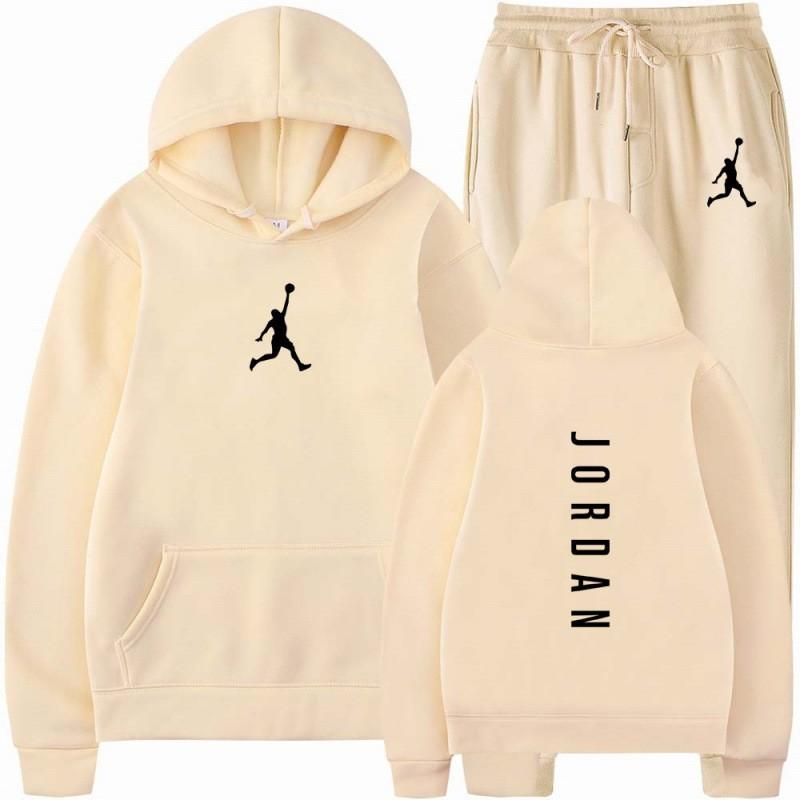 Mens Hoodie Tracksuit Set 2026 Fall Long Sleeve Sportswear Casual Outfit Gym Daily Wear