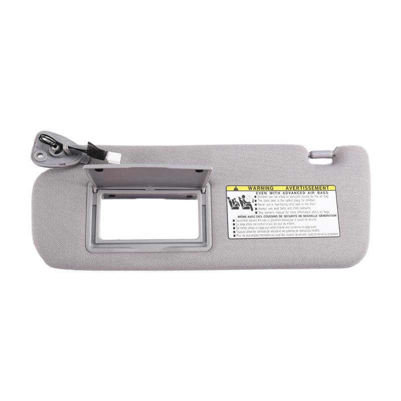 For Hyundai SONATA 2006-2010 852013K010QS 852023K000QS 1 SET Sun Visor Interior Gray Cloth Car Replacement