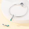 Original Copper Charms Luxury Green Fairy Butterfly Pendant Beads Fit Bracelet Diy Women Making Delicate Gift