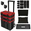 Einhell Tour de coffrets de rangement E-Case Tower (120 kg max, pour le rangement modulable d’équipements sensibles)