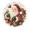Christmas Pearl Diamond Painting Suncatcher Kit Diy Craft Metal Chain 3d Mixed-sized Pearl Beads Craft Festive Window Wall Decor