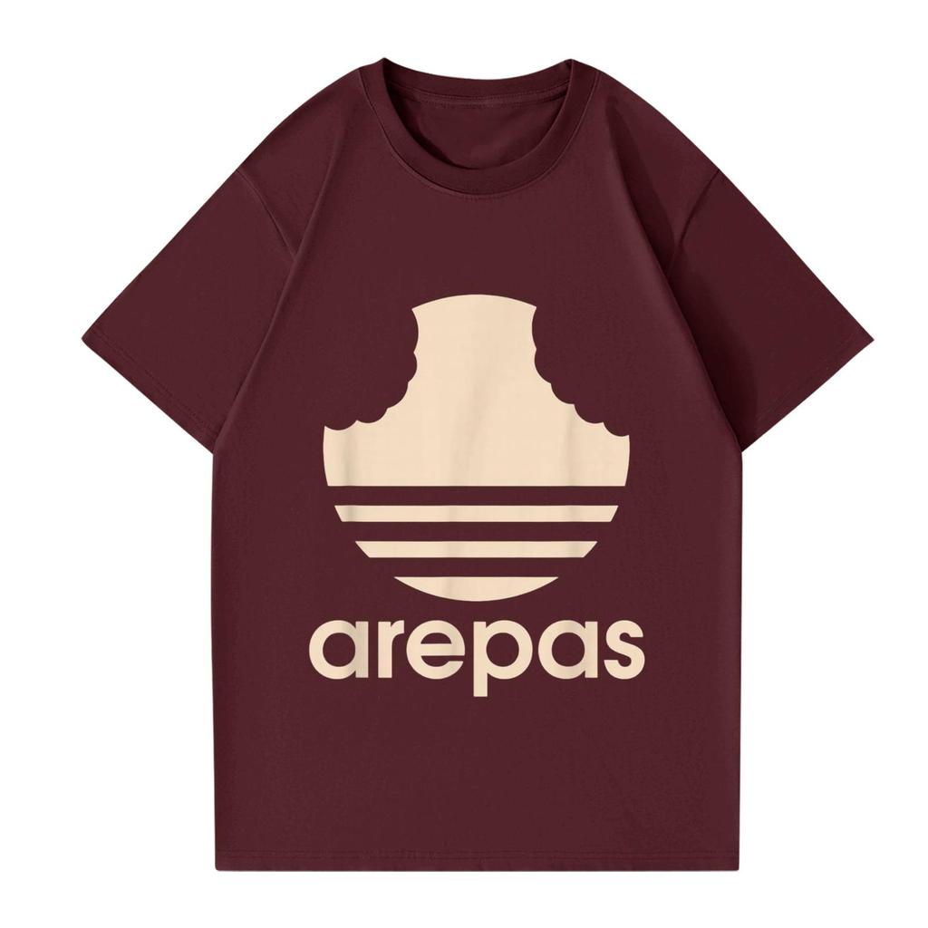 Women's And Men's Fashionable Round Neck Casual Print Short Sleeved T-shirt Top