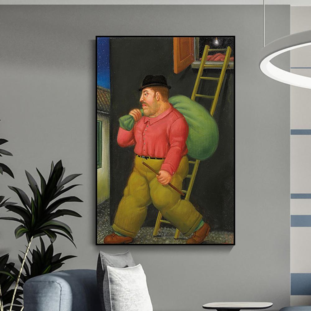 Kolekcja Fernando Botero Obrazy dekoracyjne Współczesne reprodukcje artystyczne i nowoczesne dekoracje ścienne do salonu Dekoracje ścienne na płótnie Malarstwo bez ramki