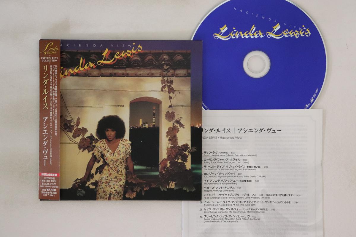 

CD LINDA LEWIS - Hacienda View BVCM35575 ARIOLA 2009 Japan Obi Soul/Funk Used