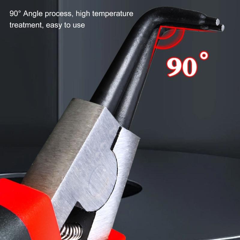 7-Zoll Sprengringzange Circlipzange Für Präzise Aufgaben Mit Langlebigkeit Legierter Stahl Und Ergonomischem Gebogenem Kopf