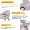 Adjustable Wrench Large Opening Bathroom Spanner Wrenches Wide Jaw 16-68mm Aluminum Alloy Spanner Wrenches Shank Plumb