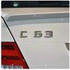 3D ABS Car Fender Side Badge Rear Trunk Sticker Logo C63 V8 BITURBO Emblem For Mercedes-Benz C63 AMG W205 W204 Accessories GP5