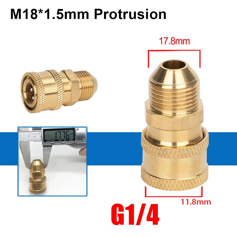 1 Stück Schnellverschluss G1/4 Hochdruckreiniger Adapter Set Für Hochdruckwaschbrenner Schlauch