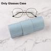 Leather Handmade Eyeglass Case Myopia Glasses Case/sunglasses Neutral Anti Pressure Glasses Case