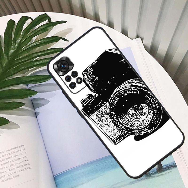 Classic Camera Lens Funda For Xiaomi Redmi Note 14 13 10 11 12 15 Pro Plus Case For Redmi 15C 14C 10C 12C 13C 15