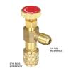 R12 R410 Refrigerant Charging Valve, Air Conditioning Refrigerant Liquid Safety Valve Copper Flow