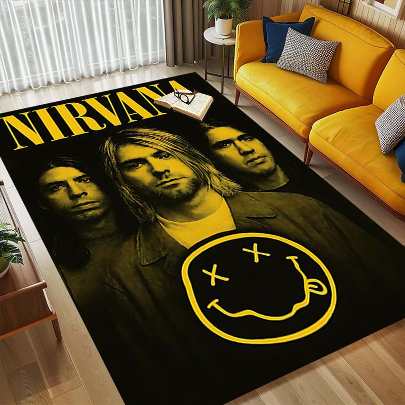 Smiley Face Living Room Nonslip Area Rug Soft Carpet For Bedroom Game Playroom Sofa Office Home Decor Doormat Christmas Gift C926795