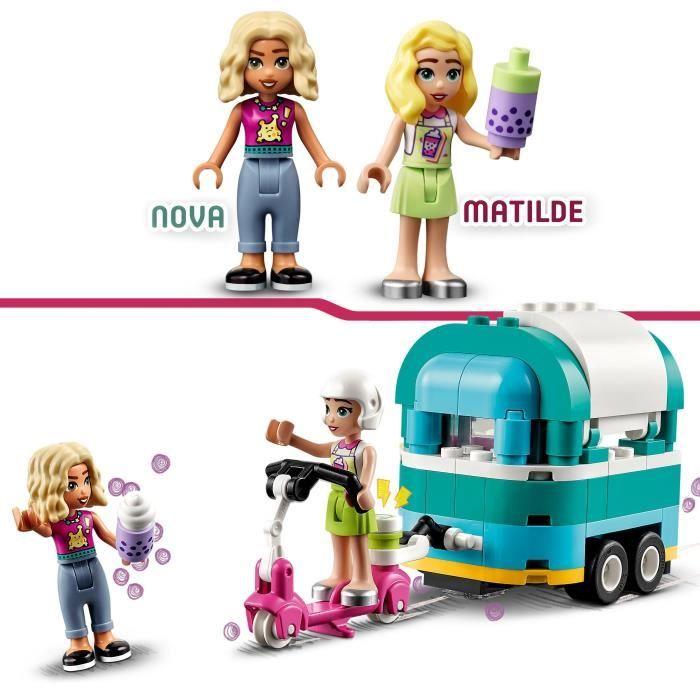LEGO® Friends 41733 La Boutique Mobile De Bubble Tea, Jouet Enfants 6 Ans, Scooter, Mini-Poupées