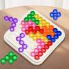 Plastics Blocks Sudoku Board Game Colorful Puzzle Intelligence Toys  Children's Day Gift