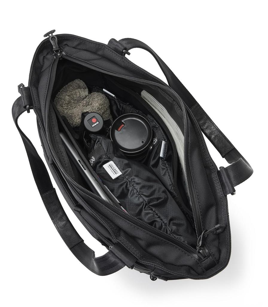 Tote Bag URBAN COMMUTER 2WAY TOTE BAG 3 HA Made in Japan Toyooka Bag Storage 18L BLACK [Beruf] PC/B4