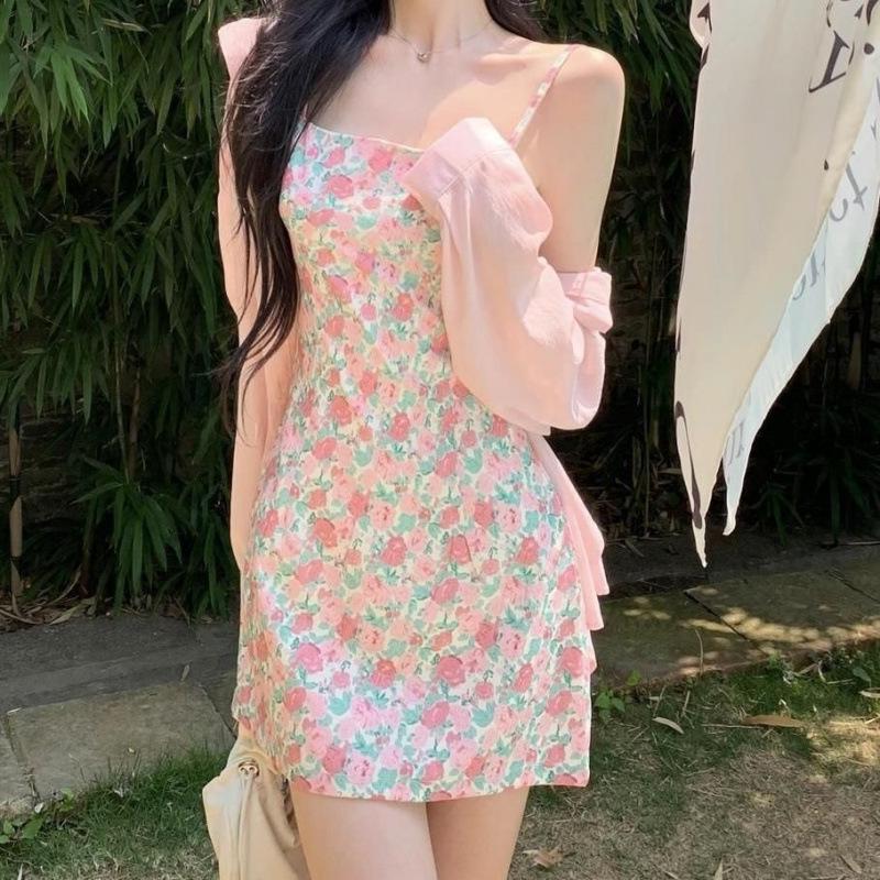 2026 Summer Floral Spaghetti Strap Dress: Fresh, Sweet, Slimming, and Versatile for Women