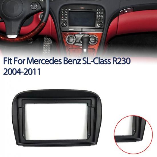 

Auto Fascia Stereo Bezel Panel Frame Trim For Mercedes Benz SL-Class R230 04-11