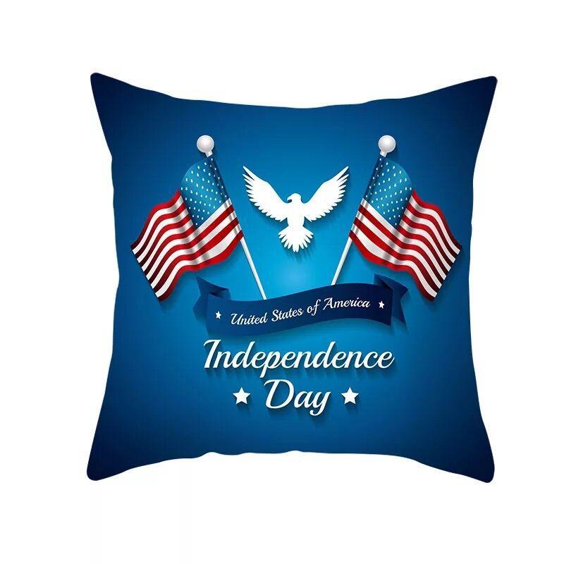 American Flag Independence Day Pillow Case Holiday Gift Home Decor Pillow Case