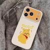 Winnie the Pooh Lambskin for iPhone11 Cartoon 11ProMax Mobile Phone Case 11 Apple 11Pro Electroplating 11