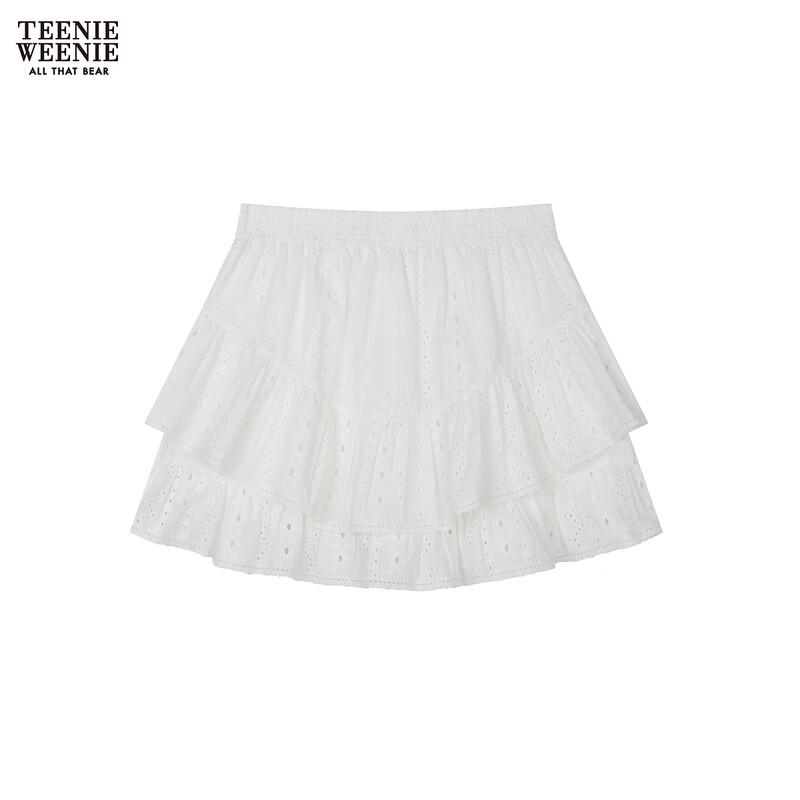 Teenie Weenie Women's Bear Letter A-Line Short Skirt