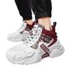 Herren High Top Schuhe 2025 Dicke Sohle Höhensteigernder Trend Stickerei Vielseitig Sport Freizeit Laufen Vater