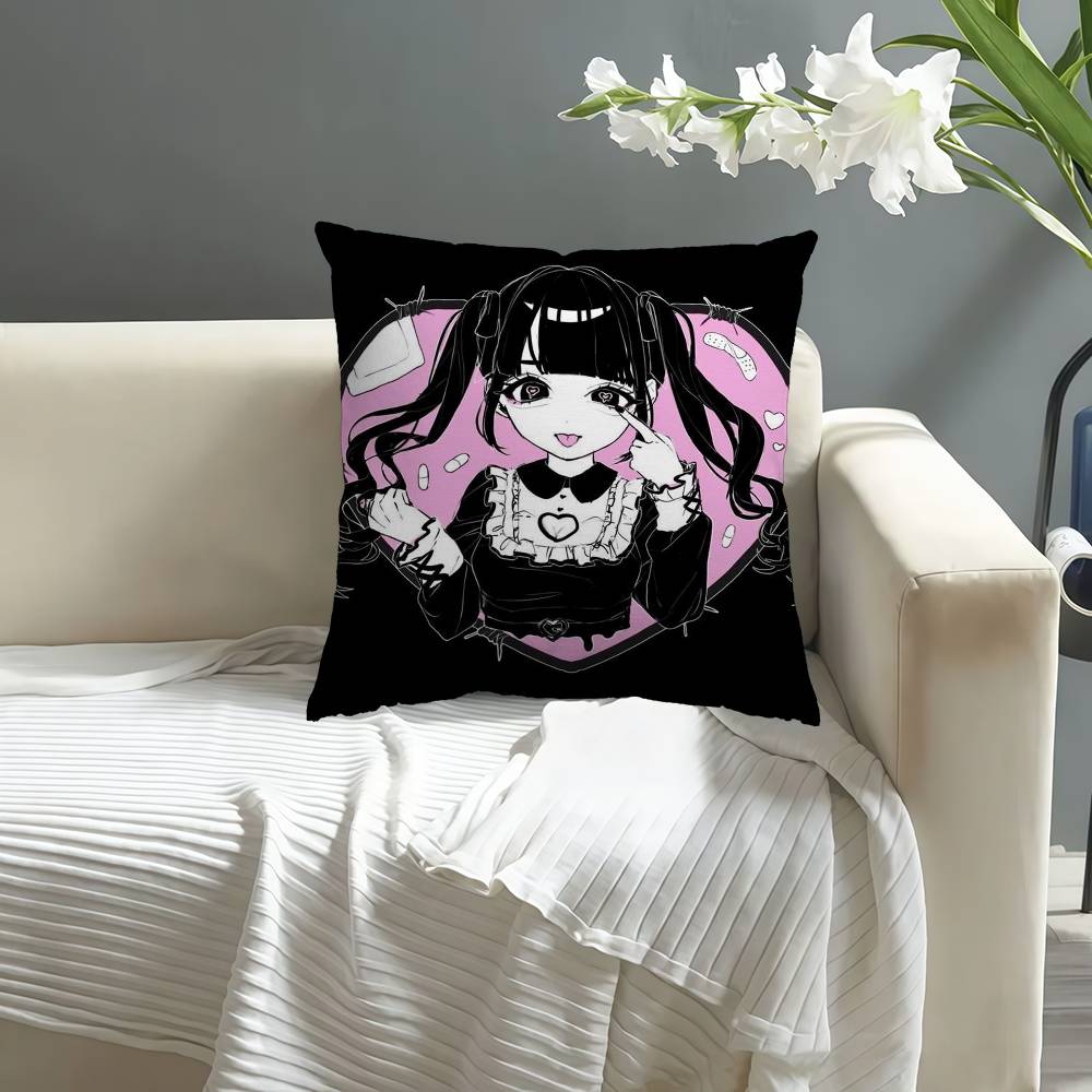 Anime Jirai Kei Desen Animat Design Frunză de Arțar Husa Pernă Decor Recoltă Fericită de Toamnă Decor de Sărbătoare Husa Pernă