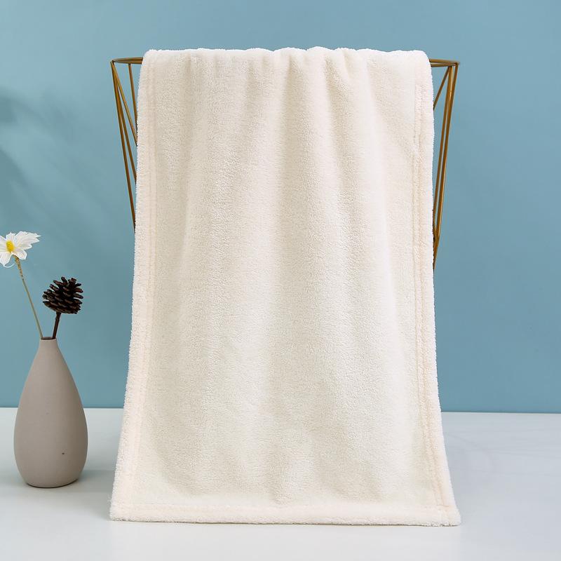 Antibacterial coral fleece towel absorbent adult face towel face towel beauty salon hand towel